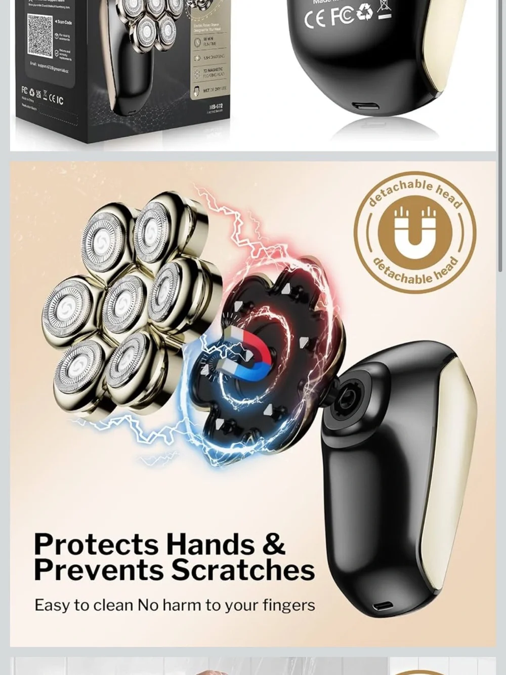 Brand new 5 in 1 Electric Head Shaver